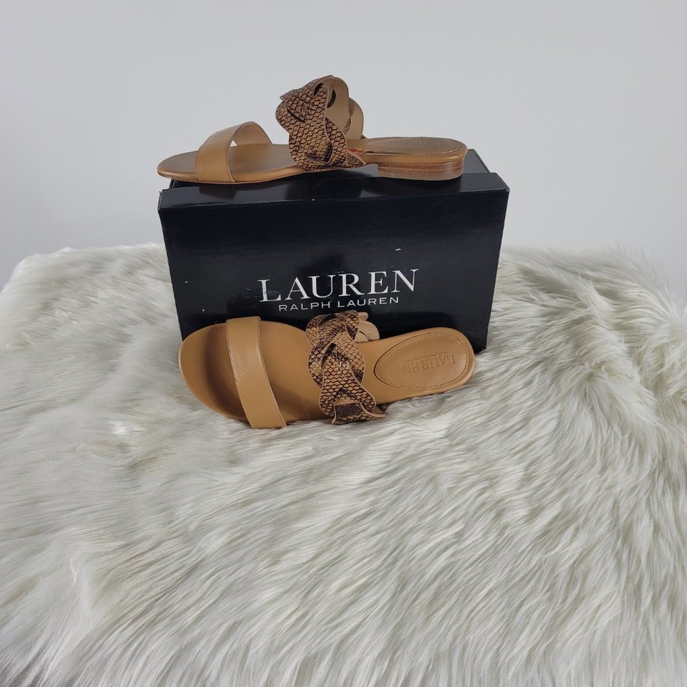 Lauren Ralph Lauren Edyth Python Embossed - Picture 3 of 4
